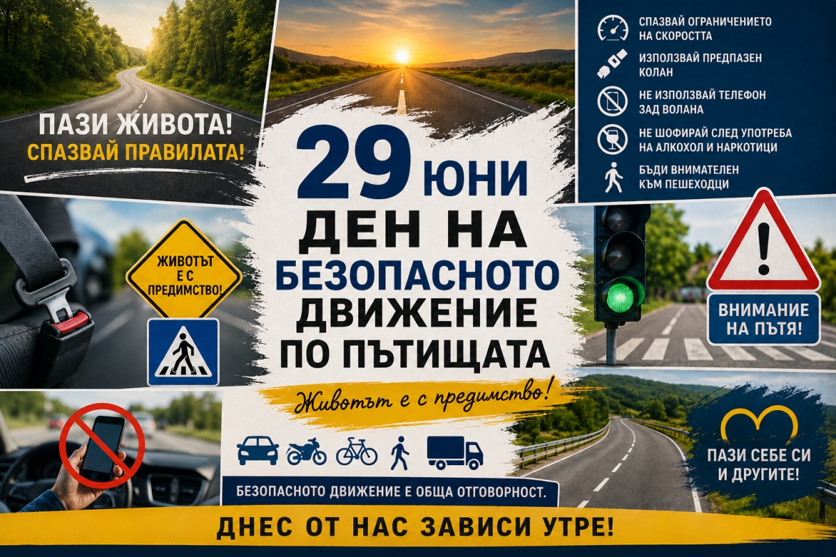 Промяната започва от нас - за безопасно движение по пътищата